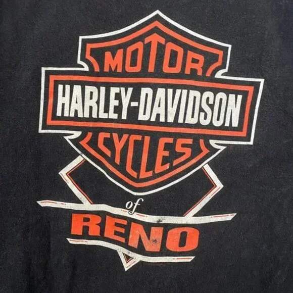 VINTAGE 90S HARLEY DAVIDSON POCKET GRAPHIC T-SHIRT SIZE XL - Picture 6 of 8